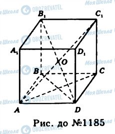 ГДЗ Геометрія 11 клас сторінка 1185