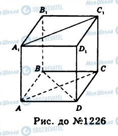 ГДЗ Геометрія 11 клас сторінка 1226