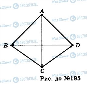 ГДЗ Геометрія 11 клас сторінка 195