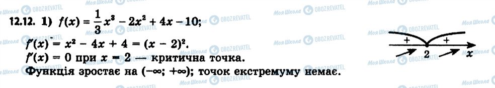 ГДЗ Алгебра 11 клас сторінка 12