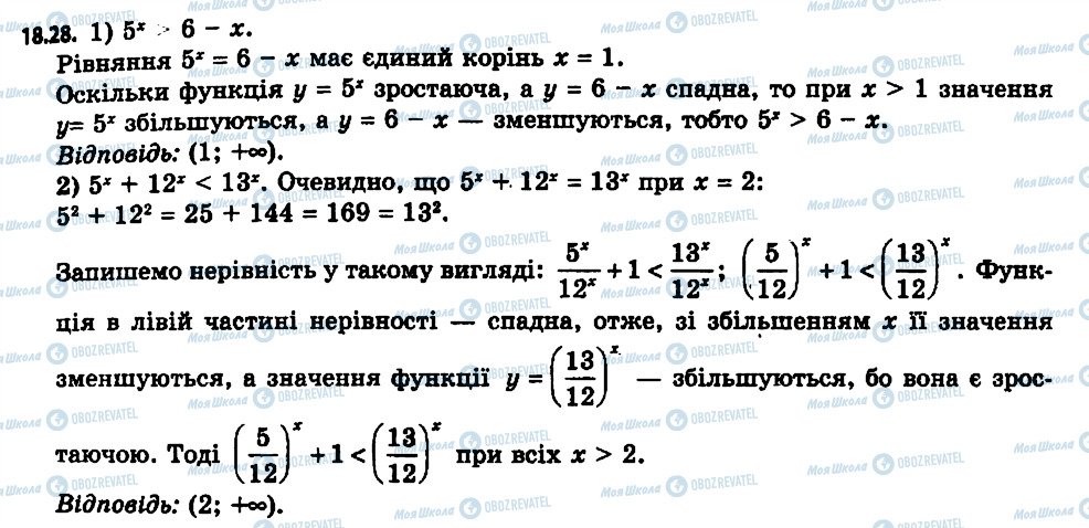 ГДЗ Алгебра 11 клас сторінка 28