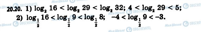 ГДЗ Алгебра 11 класс страница 20