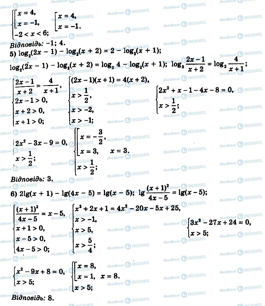 ГДЗ Алгебра 11 клас сторінка 14