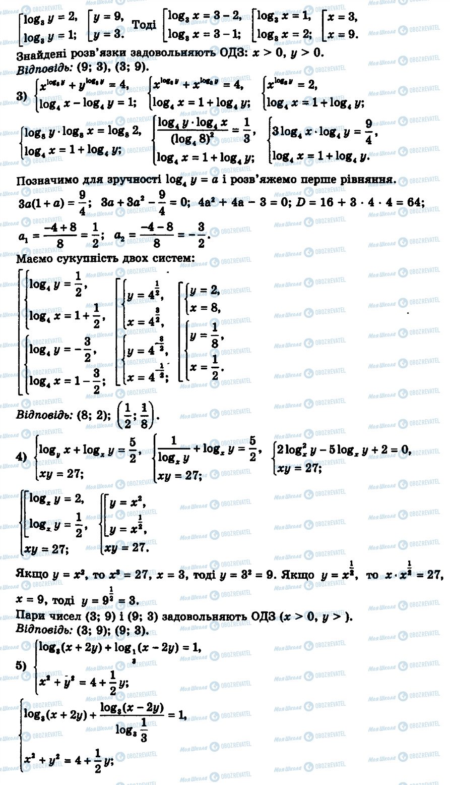 ГДЗ Алгебра 11 клас сторінка 33