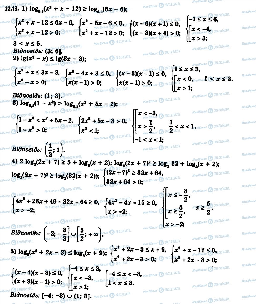 ГДЗ Алгебра 11 клас сторінка 13