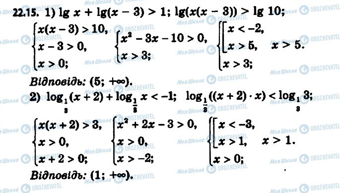 ГДЗ Алгебра 11 клас сторінка 15