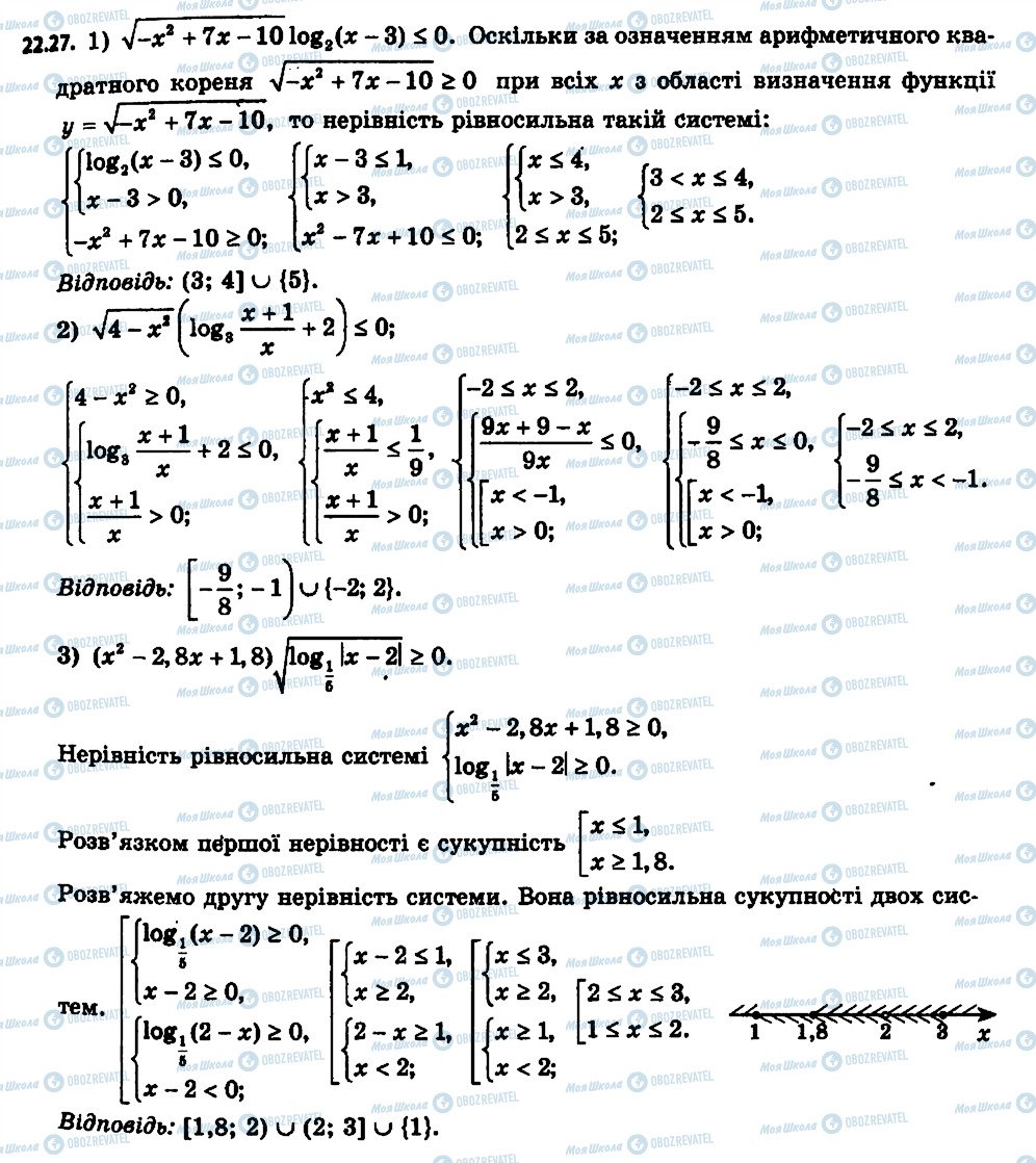 ГДЗ Алгебра 11 класс страница 27
