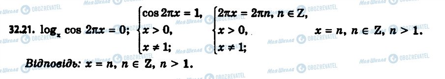 ГДЗ Алгебра 11 клас сторінка 21