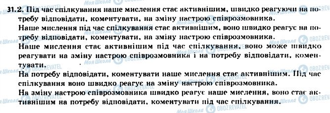 ГДЗ Українська мова 11 клас сторінка 31