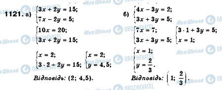 ГДЗ Алгебра 7 класс страница 1121