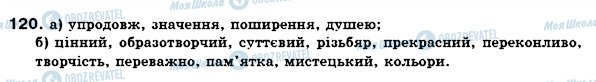 ГДЗ Укр мова 6 класс страница 120