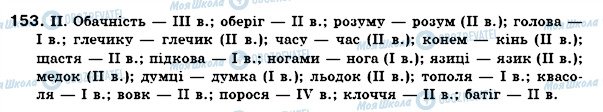 ГДЗ Укр мова 6 класс страница 153