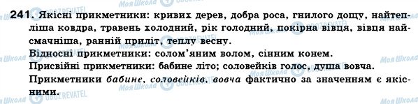 ГДЗ Українська мова 6 клас сторінка 241