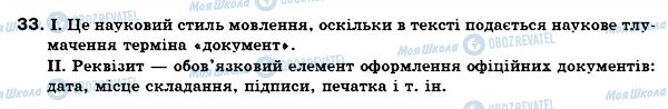 ГДЗ Українська мова 6 клас сторінка 33