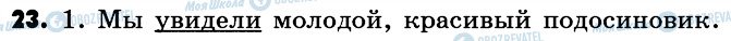 ГДЗ Російська мова 6 клас сторінка 23