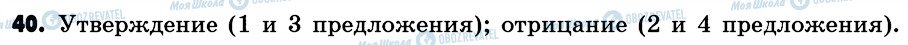 ГДЗ Російська мова 6 клас сторінка 40