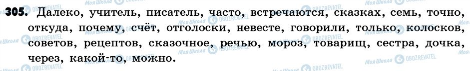 ГДЗ Російська мова 6 клас сторінка 305