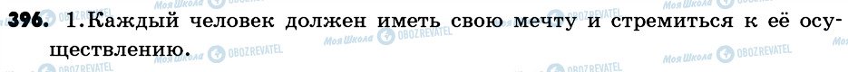 ГДЗ Російська мова 6 клас сторінка 396