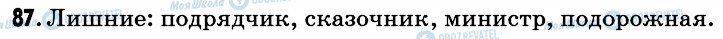 ГДЗ Російська мова 6 клас сторінка 87