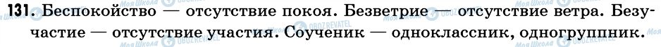 ГДЗ Російська мова 6 клас сторінка 131