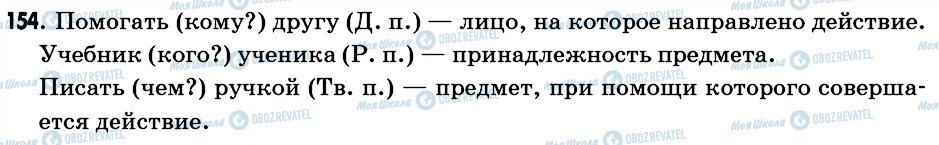 ГДЗ Русский язык 6 класс страница 154