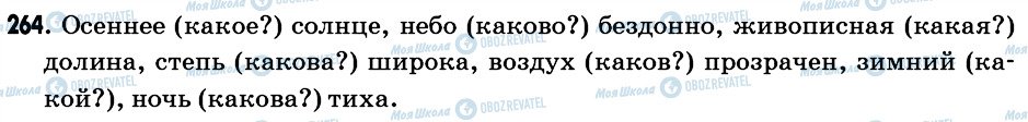 ГДЗ Російська мова 6 клас сторінка 264