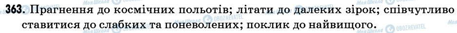 ГДЗ Російська мова 6 клас сторінка 363