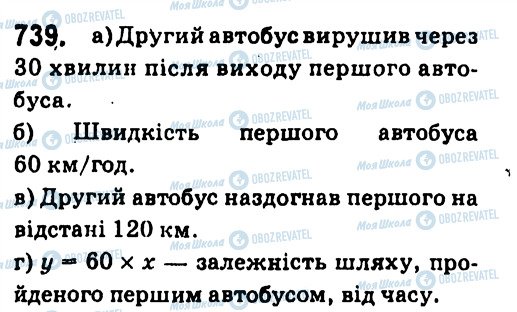 ГДЗ Алгебра 7 класс страница 739