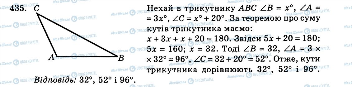 ГДЗ Геометрія 7 клас сторінка 435