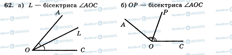 ГДЗ Геометрія 7 клас сторінка 62