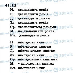 ГДЗ Українська мова 7 клас сторінка 41