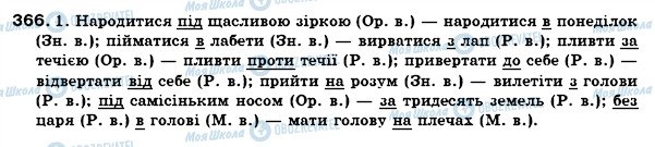 ГДЗ Українська мова 7 клас сторінка 366