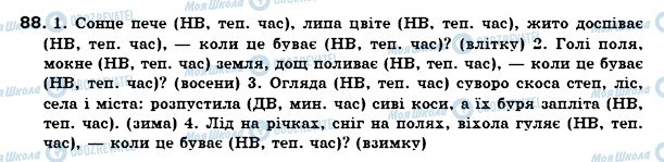 ГДЗ Українська мова 7 клас сторінка 88