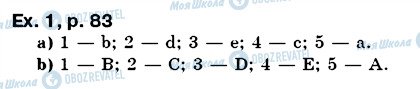 ГДЗ Англійська мова 7 клас сторінка ex1p83
