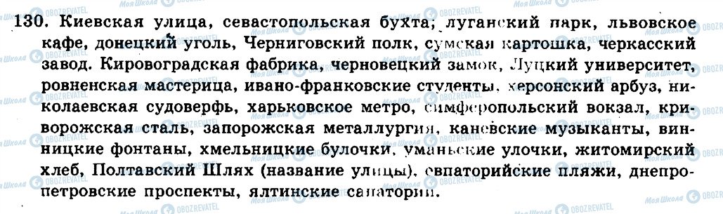 ГДЗ Русский язык 6 класс страница 130