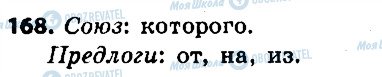 ГДЗ Російська мова 6 клас сторінка 168