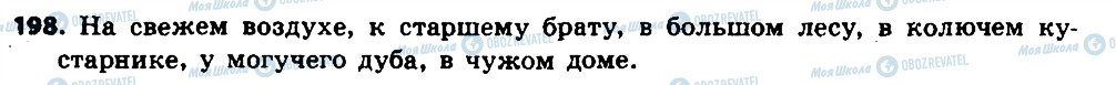 ГДЗ Російська мова 6 клас сторінка 198