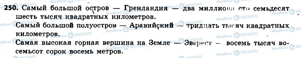 ГДЗ Російська мова 6 клас сторінка 250