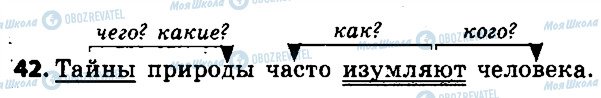 ГДЗ Російська мова 6 клас сторінка 42