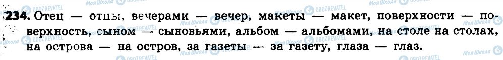 ГДЗ Російська мова 6 клас сторінка 234
