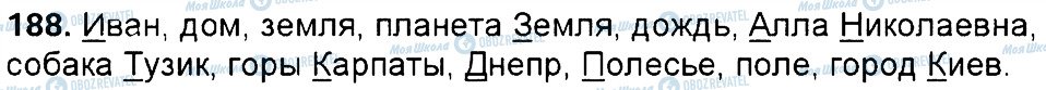 ГДЗ Російська мова 6 клас сторінка 188