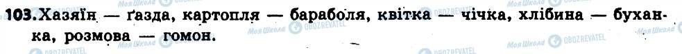 ГДЗ Українська мова 6 клас сторінка 103