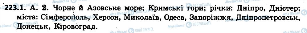 ГДЗ Українська мова 6 клас сторінка 223