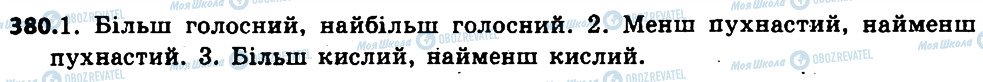 ГДЗ Укр мова 6 класс страница 380