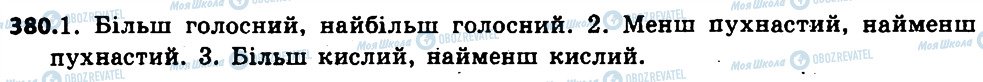 ГДЗ Українська мова 6 клас сторінка 380