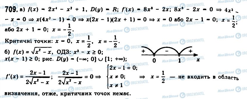 ГДЗ Алгебра 11 клас сторінка 709