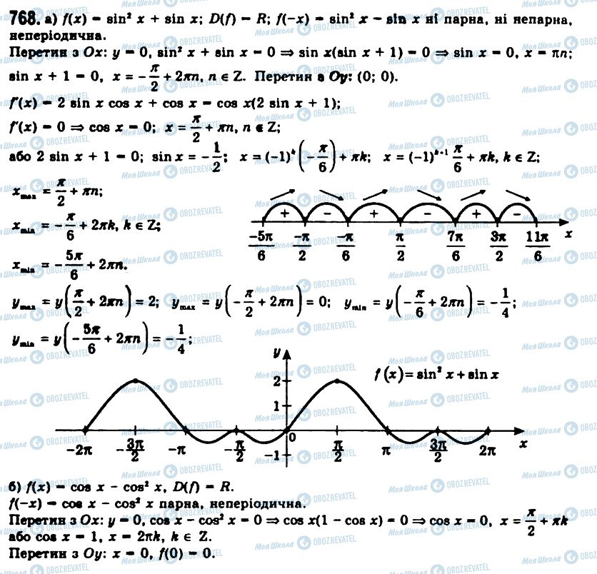 ГДЗ Алгебра 11 клас сторінка 768