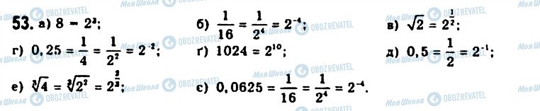 ГДЗ Алгебра 11 класс страница 53