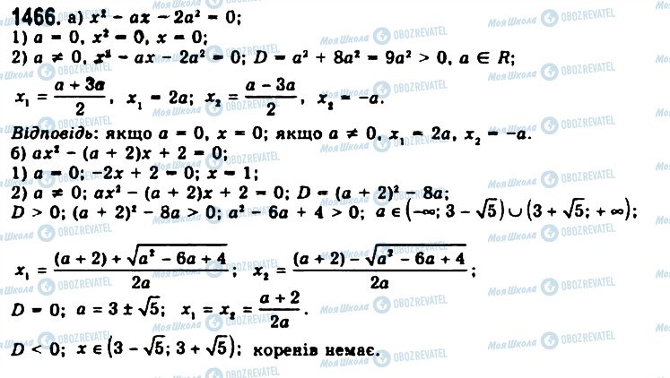 ГДЗ Алгебра 11 клас сторінка 1466