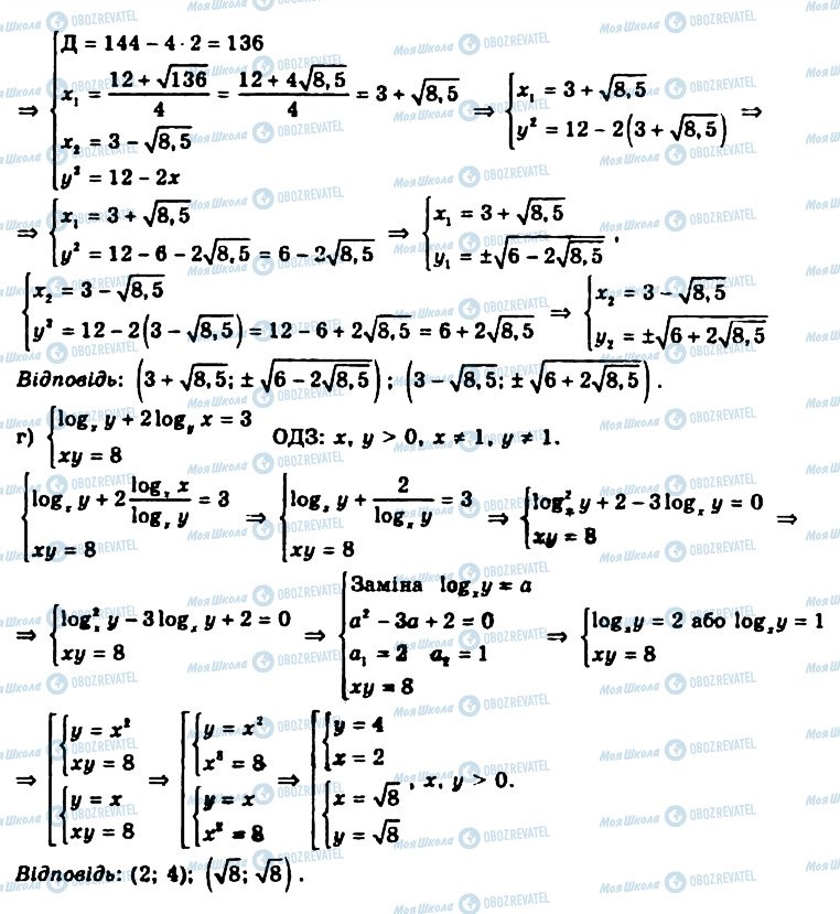 ГДЗ Алгебра 11 клас сторінка 317